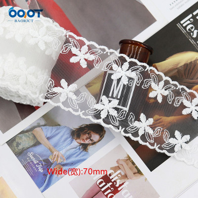 Delikatna mrežasta izvezena čipkasta vrpca 1 jarda 22328-1 DIY ručno rađena mašna Poklon zamotani materijal za rođendansko vjenčanje