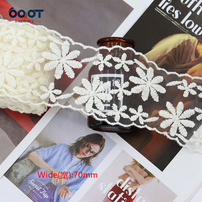 Delikatna mrežasta izvezena čipkasta vrpca 1 jarda 22328-1 DIY ručno rađena mašna Poklon zamotani materijal za rođendansko vjenčanje