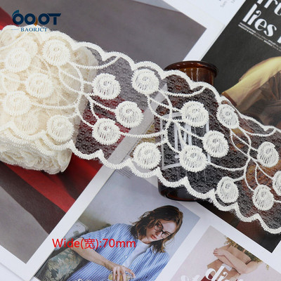 Delikatna mrežasta izvezena čipkasta vrpca 1 jarda 22328-1 DIY ručno rađena mašna Poklon zamotani materijal za rođendansko vjenčanje