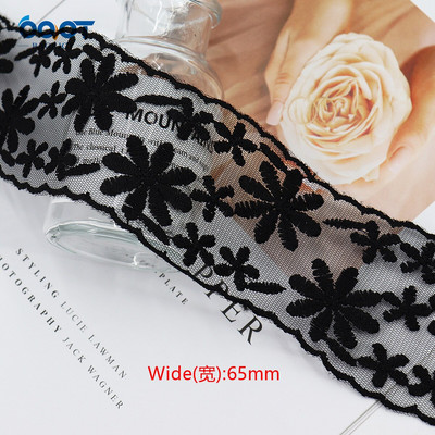 Delikatna mrežasta izvezena čipkasta vrpca 1 jarda 22328-1 DIY ručno rađena mašna Poklon zamotani materijal za rođendansko vjenčanje