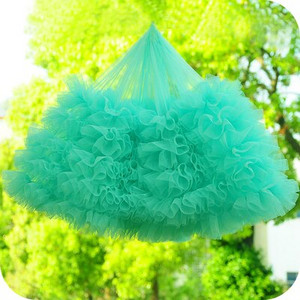 1μέτρο/παρτίδα πλάτος 28cm 15 χρώματα Baby Puff Φούστα Ύφασμα 3D Διχτυωτό Πλισέ Φούστα Βρεφική Κούκλα Ρούχα Δαντέλα Αξεσουάρ X245