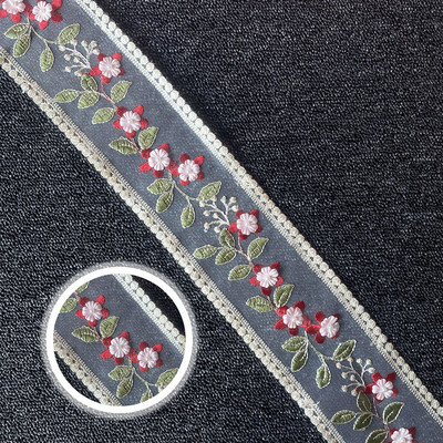 1 ярд 9,5 см мрежа за бродерия прежда дантела за занаятчийски плат за ръкоделие Сватба Направи си сам рокля с панделка Аксесоари за завеси Кукла