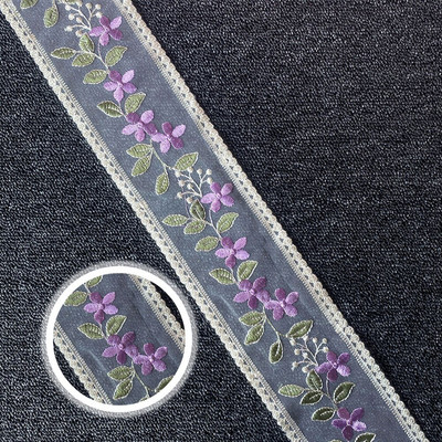 1 ярд 9,5 см мрежа за бродерия прежда дантела за занаятчийски плат за ръкоделие Сватба Направи си сам рокля с панделка Аксесоари за завеси Кукла