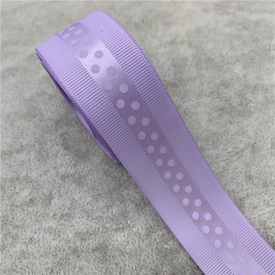 5 jardi 1 inča 25 mm Grosgrain vrpce s ispisom točkica Vrpca za mašnu za kosu Vjenčani božićni ukrasi