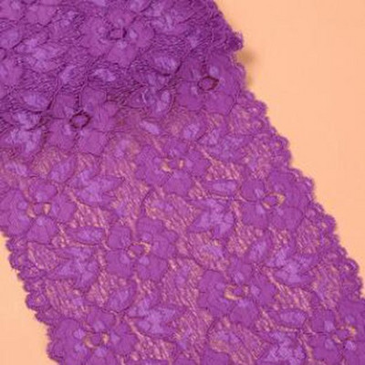 HL 1 Yard 16CM Φαρδιά Πολύχρωμη Stretch Δαντέλα Πλεκτά DIY Ρούχα Ύφασμα Εσώρουχα Αξεσουάρ Ρούχα Φούστα Διακόσμηση HB005