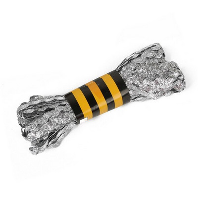 15 jardi/krunt 8 mm metallist terüleenist lint Zig Zag Ric Rac pitslint pulmapeo kaunistamiseks DIY õmbluspitsiga käsitöö