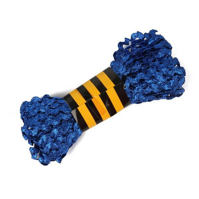 15 jardi/krunt 8 mm metallist terüleenist lint Zig Zag Ric Rac pitslint pulmapeo kaunistamiseks DIY õmbluspitsiga käsitöö