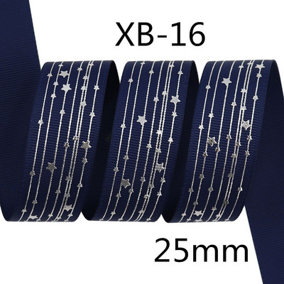 Srebrne pruge Zvjezdica Rainbow Gradient mekih boja Grosgrain vrpca od 5 jardi leptir vrpca za šivanje štipaljki za kosu