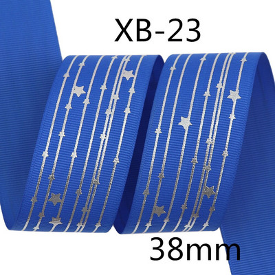 Srebrne pruge Zvjezdica Rainbow Gradient mekih boja Grosgrain vrpca od 5 jardi leptir vrpca za šivanje štipaljki za kosu