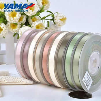 YAMA 100yards 6 9 13 16 19 22 mm Διπλή Σατέν Κορδέλα Χρυσή Καφέ Κορδέλες για Διακόσμηση Γάμου Χειροποίητα Δώρα Τριαντάφυλλου