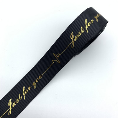 5 jardi/partii 15 mm 25 mm trükkimine just teie jaoks Grosgrain lint Polüesterlint pulmakaunistuseks DIY õmbluskangas