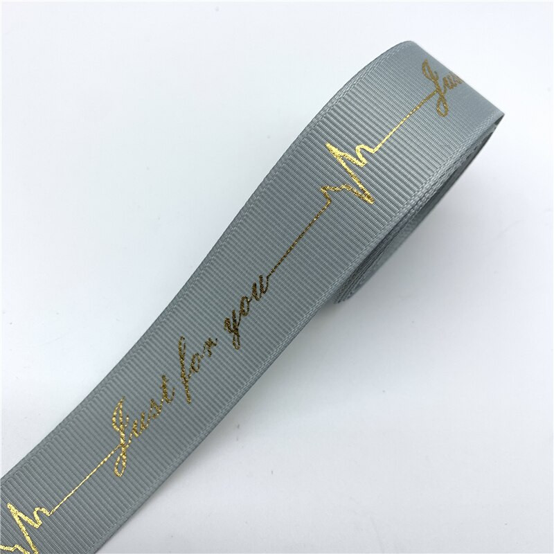 5 jardi/partii 15 mm 25 mm trükkimine just teie jaoks Grosgrain lint Polüesterlint pulmakaunistuseks DIY õmbluskangas