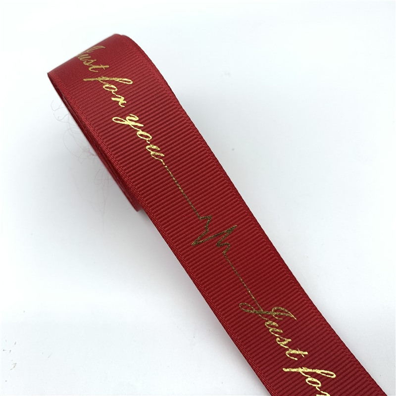 5 jardi/partii 15 mm 25 mm trükkimine just teie jaoks Grosgrain lint Polüesterlint pulmakaunistuseks DIY õmbluskangas