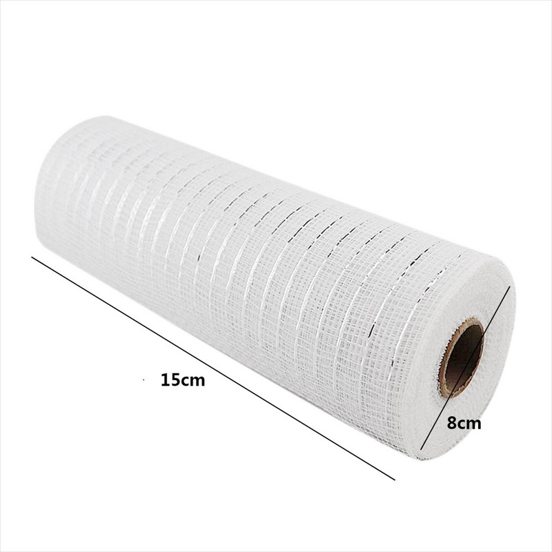 10 jardi polimerne mrežaste vrpce DIY rolne za božićne ukrase Pakiranje rukotvorina Potrepštine za festivale Pakiranje cvijeća Mreža Mašne Omatanje