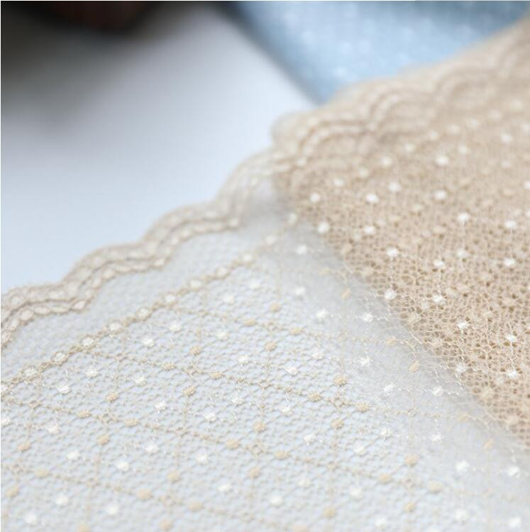 1 metru de vânzare caldă piele albastră 17 cm lățime broderie destul de voal de mireasă dantelă elastică tunderea artizanală