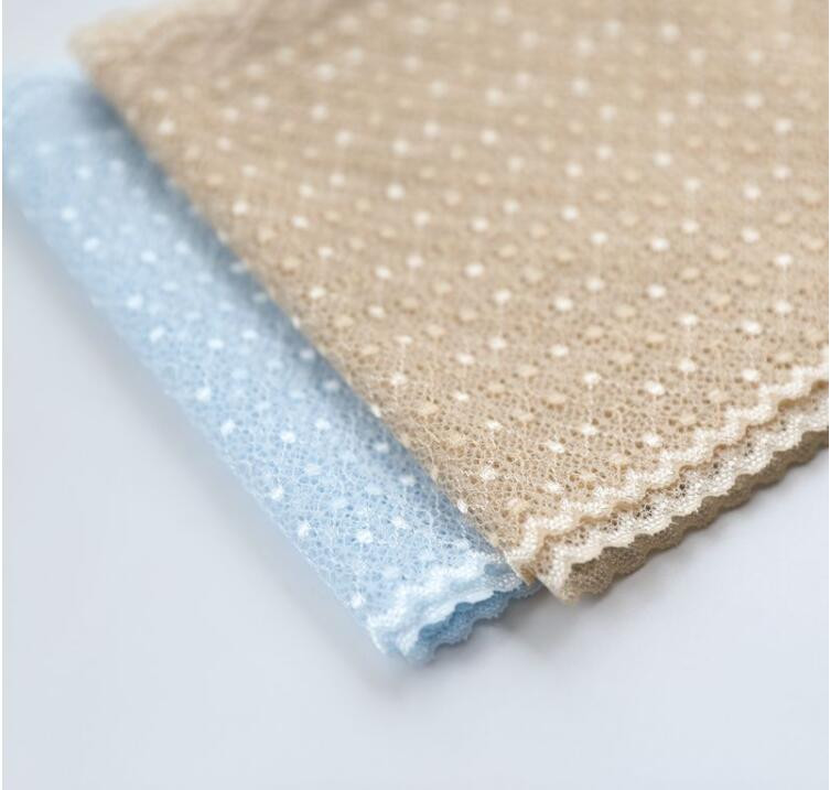 1 metru de vânzare caldă piele albastră 17 cm lățime broderie destul de voal de mireasă dantelă elastică tunderea artizanală