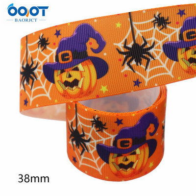 1-1/2"(38mm),10Yards Halloween Series Grosgrain Ribbons,M-21711-1027 Αξεσουάρ με καπέλο φιόγκου Συσκευασία δώρου DIY Χειροποίητο