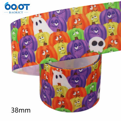 1-1/2"(38mm),10Yards Halloween Series Grosgrain Ribbons,M-21711-1027 Αξεσουάρ με καπέλο φιόγκου Συσκευασία δώρου DIY Χειροποίητο