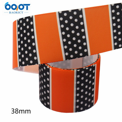 1-1/2"(38mm),10Yards Halloween Series Grosgrain Ribbons,M-21711-1027 Αξεσουάρ με καπέλο φιόγκου Συσκευασία δώρου DIY Χειροποίητο