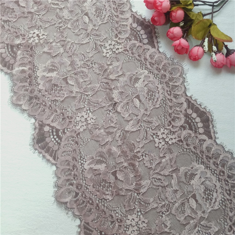 23,5 εκ. Δαντέλα Stretch Διπλή Δαντέλα Δαντέλα Αξεσουάρ Ενδυμάτων Παιώνια Δαντέλα E3524-1