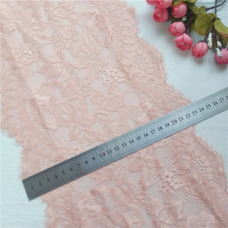 23,5 εκ. Δαντέλα Stretch Διπλή Δαντέλα Δαντέλα Αξεσουάρ Ενδυμάτων Παιώνια Δαντέλα E3524-1