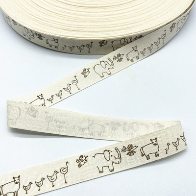 Χριστουγεννιάτικη βαμβακερή κορδέλα 5 υάρδων 15 mm Χειροποίητη τυπωμένη βαμβακερή κορδέλα DIY προμήθειες συσκευασίας δώρου για χριστουγεννιάτικο πάρτι