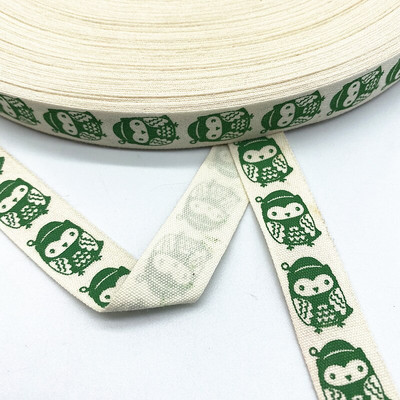 Χριστουγεννιάτικη βαμβακερή κορδέλα 5 υάρδων 15 mm Χειροποίητη τυπωμένη βαμβακερή κορδέλα DIY προμήθειες συσκευασίας δώρου για χριστουγεννιάτικο πάρτι