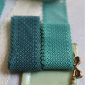 3 μέτρα Πράσινη ελαστική κορδέλα ραπτικής δαντέλας Guipure Lace Trim ή ύφασμα στημόνι DIY Αξεσουάρ ενδυμάτων 5,5cm Πλάτος Δωρεάν αποστολή