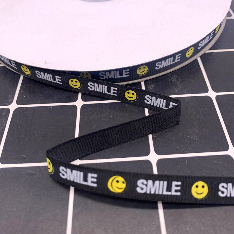 Uus 10 jardi 3/8" 10 mm ingliskeelse kirjamustriga prinditud Grosgrain lint DIY Bowknot rõivaste õmblemine pakkimine käsitöö