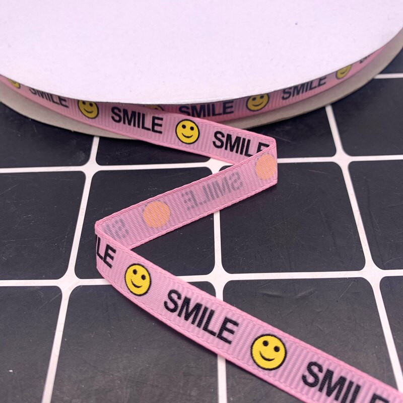 Uus 10 jardi 3/8" 10 mm ingliskeelse kirjamustriga prinditud Grosgrain lint DIY Bowknot rõivaste õmblemine pakkimine käsitöö