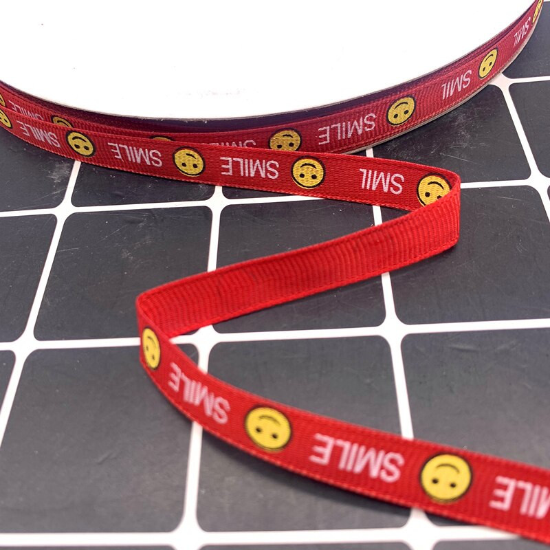 Uus 10 jardi 3/8" 10 mm ingliskeelse kirjamustriga prinditud Grosgrain lint DIY Bowknot rõivaste õmblemine pakkimine käsitöö