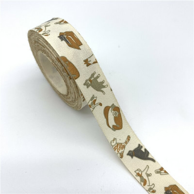 5 Yards/Παρτίδα 15mm Multi Design Βαμβακερή κορδέλα Χειροποίητη εμπριμέ βαμβακερή κορδέλα δαντέλας για ράψιμο υφασμάτων Χριστουγεννιάτικη διακόσμηση