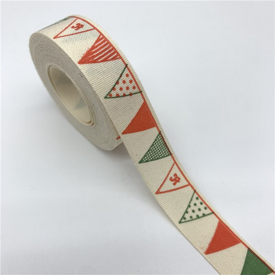 5 Yards/Παρτίδα 15mm Multi Design Βαμβακερή κορδέλα Χειροποίητη εμπριμέ βαμβακερή κορδέλα δαντέλας για ράψιμο υφασμάτων Χριστουγεννιάτικη διακόσμηση