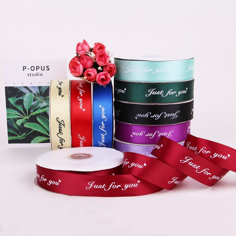 5 jardi 10 jardi samo za vas Poliesterska vrpca Svadbena zabava DIY rođendanski poklon Rukotvorine Cvijeće vezani nakit Poliesterska vrpca