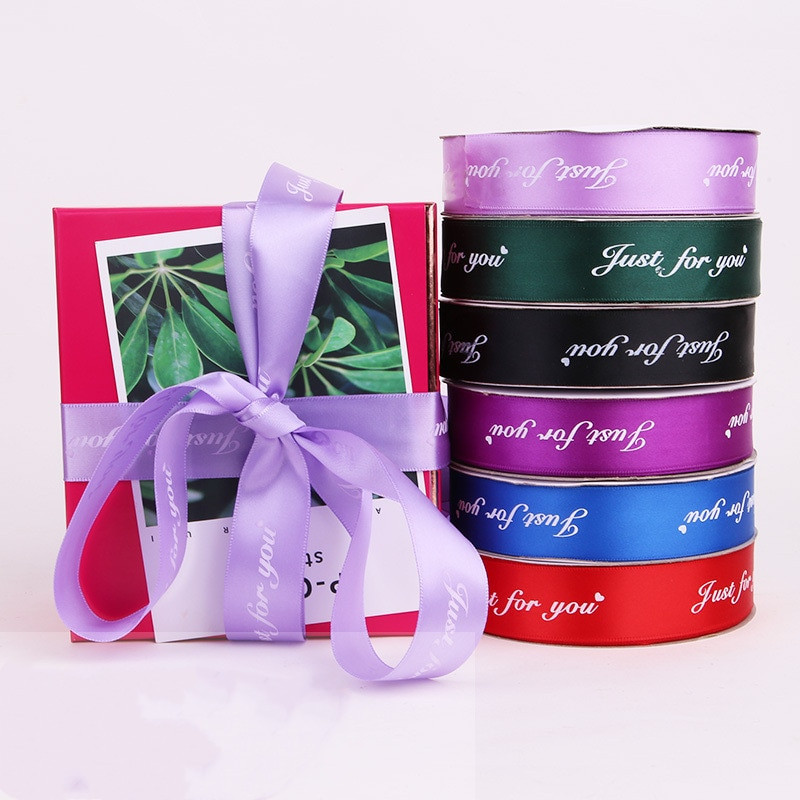 5 jardi 10 jardi samo za vas Poliesterska vrpca Svadbena zabava DIY rođendanski poklon Rukotvorine Cvijeće vezani nakit Poliesterska vrpca