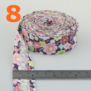 25 mm (1") lățime cu dungi cu flori, imprimare cu stea, călcat, îndoit, din bumbac, curea de legătură cu bandă de legătură, bricolaj, panglică, cusut manual pentru îmbrăcăminte