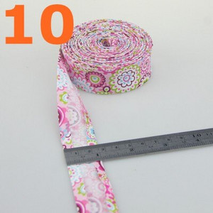 25 mm (1") lățime cu dungi cu flori, imprimare cu stea, călcat, îndoit, din bumbac, curea de legătură cu bandă de legătură, bricolaj, panglică, cusut manual pentru îmbrăcăminte