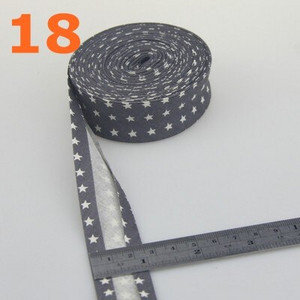 25 mm (1") lățime cu dungi cu flori, imprimare cu stea, călcat, îndoit, din bumbac, curea de legătură cu bandă de legătură, bricolaj, panglică, cusut manual pentru îmbrăcăminte