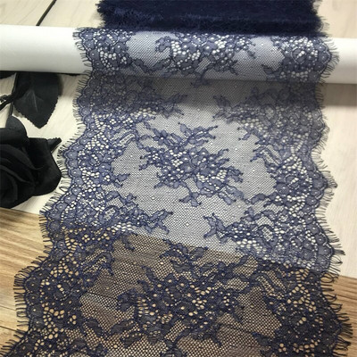 (3m/komplet) Čipka za trepavice za ručni rad 22,5 cm IDY čipkasti ukras Chantilly Čipka od tkanine za šivanje odjeće
