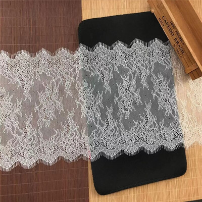 (3m/komplet) Čipka za trepavice za ručni rad 22,5 cm IDY čipkasti ukras Chantilly Čipka od tkanine za šivanje odjeće