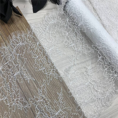 (3m/komplet) Čipka za trepavice za ručni rad 22,5 cm IDY čipkasti ukras Chantilly Čipka od tkanine za šivanje odjeće