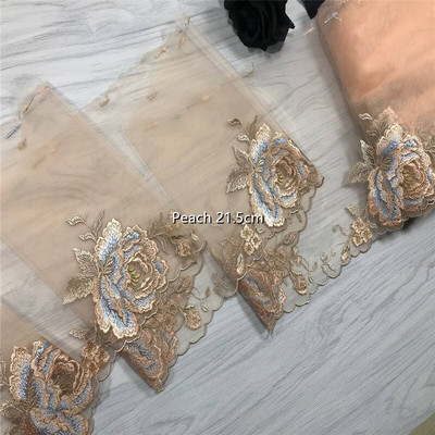 Vezena čipkana tkanina Mrežasta čipkana rukotvorina Dvobojna cvjetna vrpca Čipkasti ukrasi za donje rublje Šivanje grudnjaka Uradi sam vjenčana haljina za lutke