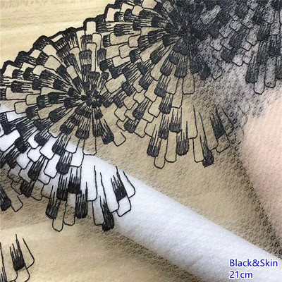 Vezena čipkana tkanina Mrežasta čipkana rukotvorina Dvobojna cvjetna vrpca Čipkasti ukrasi za donje rublje Šivanje grudnjaka Uradi sam vjenčana haljina za lutke