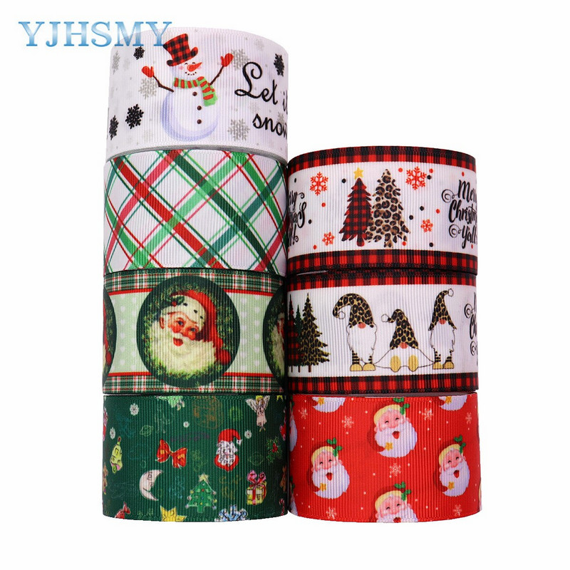 Panglică de Crăciun de 5 metri pentru artizanat Panglici grosgrain 1-1/2 inchi pentru meșteșuguri, funde de păr, împachetare cadouri, decorațiuni pentru petrecerea de nuntă