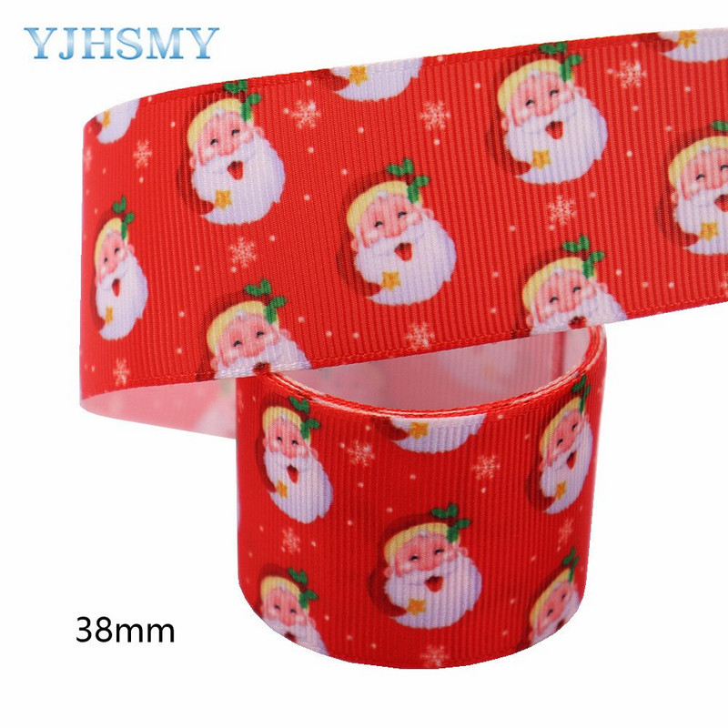 Panglică de Crăciun de 5 metri pentru artizanat Panglici grosgrain 1-1/2 inchi pentru meșteșuguri, funde de păr, împachetare cadouri, decorațiuni pentru petrecerea de nuntă