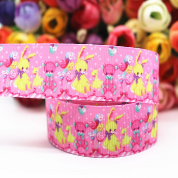 Κορδέλες 25mm 5 Yards Grosgrain Cute Ζωικά μοτίβα Diy Χειροποίητες 100% Πολυεστέρας Μαλακές Κορδέλες Grosgrain 18081807