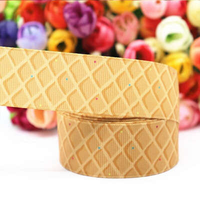 25mm 5 Yards Grosgrain paelad Armsad loomamustriga isetehtud käsitsi valmistatud 100% polüestrist pehmed grosgrain paelad 18081807