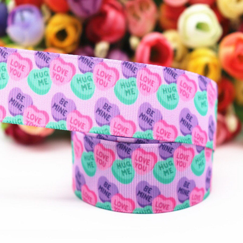 25mm 5 Yards Grosgrain paelad Armsad loomamustriga isetehtud käsitsi valmistatud 100% polüestrist pehmed grosgrain paelad 18081807