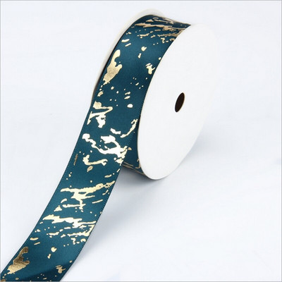 Αναλώσιμα σατέν κορδέλες 5 γιάρδων πλάτους 25 χιλιοστών τυπωμένες για γαμήλια χριστουγεννιάτικη γιορτή DIY κορδέλες περιτυλίγματος φιόγκων