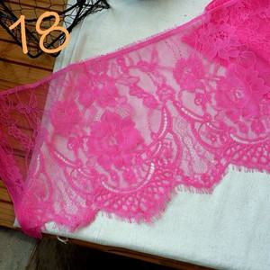 6 μέτρα/παρτίδα πλάτος 27 εκ. Βλεφαρίδες δαντέλα τελειώματα λουλούδι Μονόπλευρο κυματιστό ύφασμα δαντέλας χειροποίητα diy αξεσουάρ ρούχων